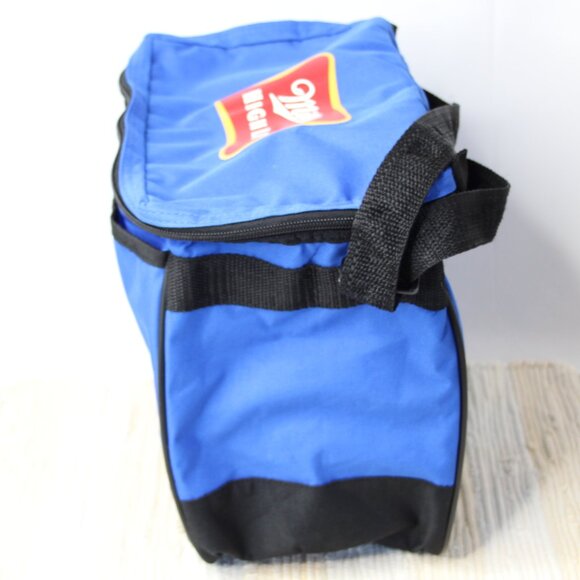 MILWAUKEE BREWERS MLB MILLER HIGH LIFE COLLAPSIBLE BLUE TOTE COOLER SGA - Picture 6 of 14